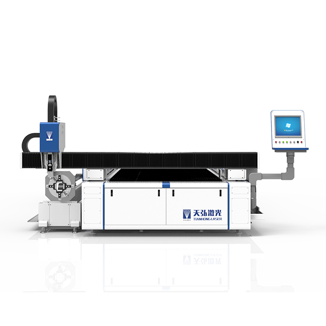 เครื่องตัดเลเซอร์ท่อแผ่นโลหะ CNC ใช้คู่